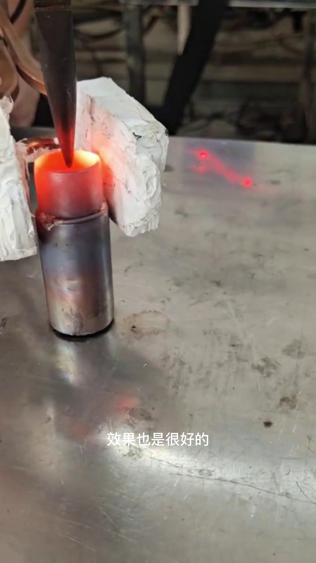 直徑25mm的銅管用手持式高頻焊機(jī)焊接 效果如何歡迎評(píng)論