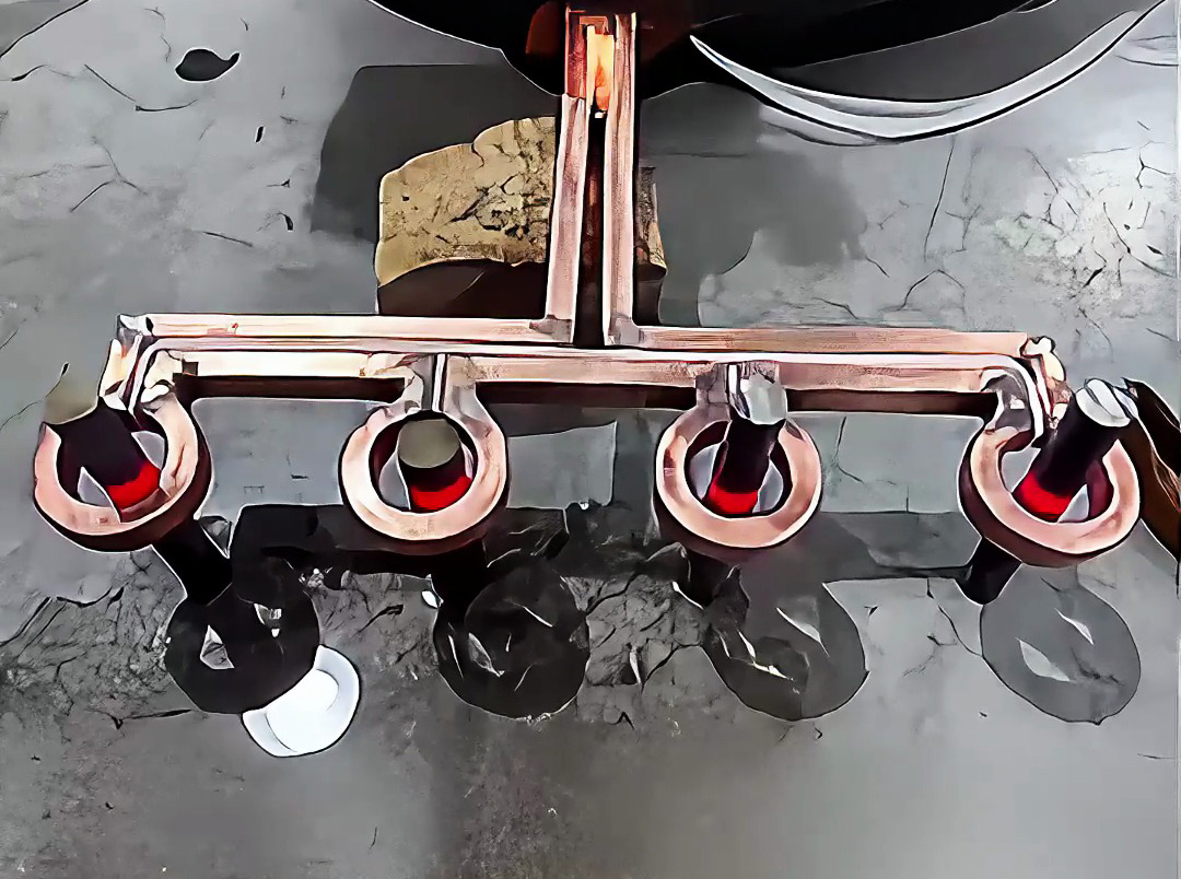 高頻機(jī)能否同時加熱四個獨(dú)立工件？當(dāng)然可以！“一拖 N” 加熱方案很常見