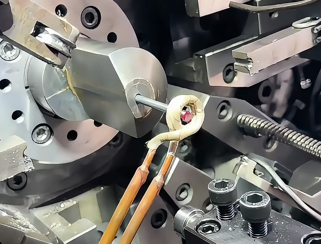 高頻加熱機在彈簧機的應用