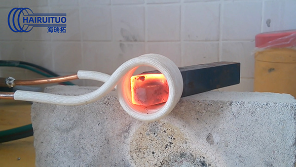 高頻感應加熱設備車刀焊接演示視頻